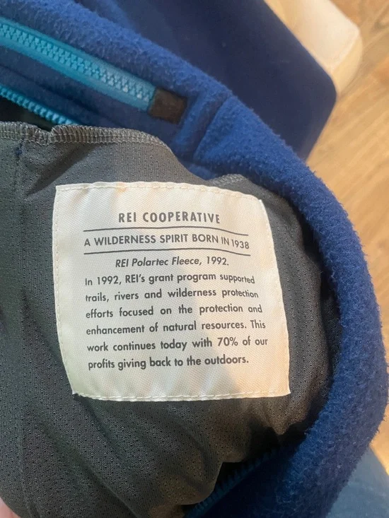 Red Zip Fleece - Picture 4 of 4